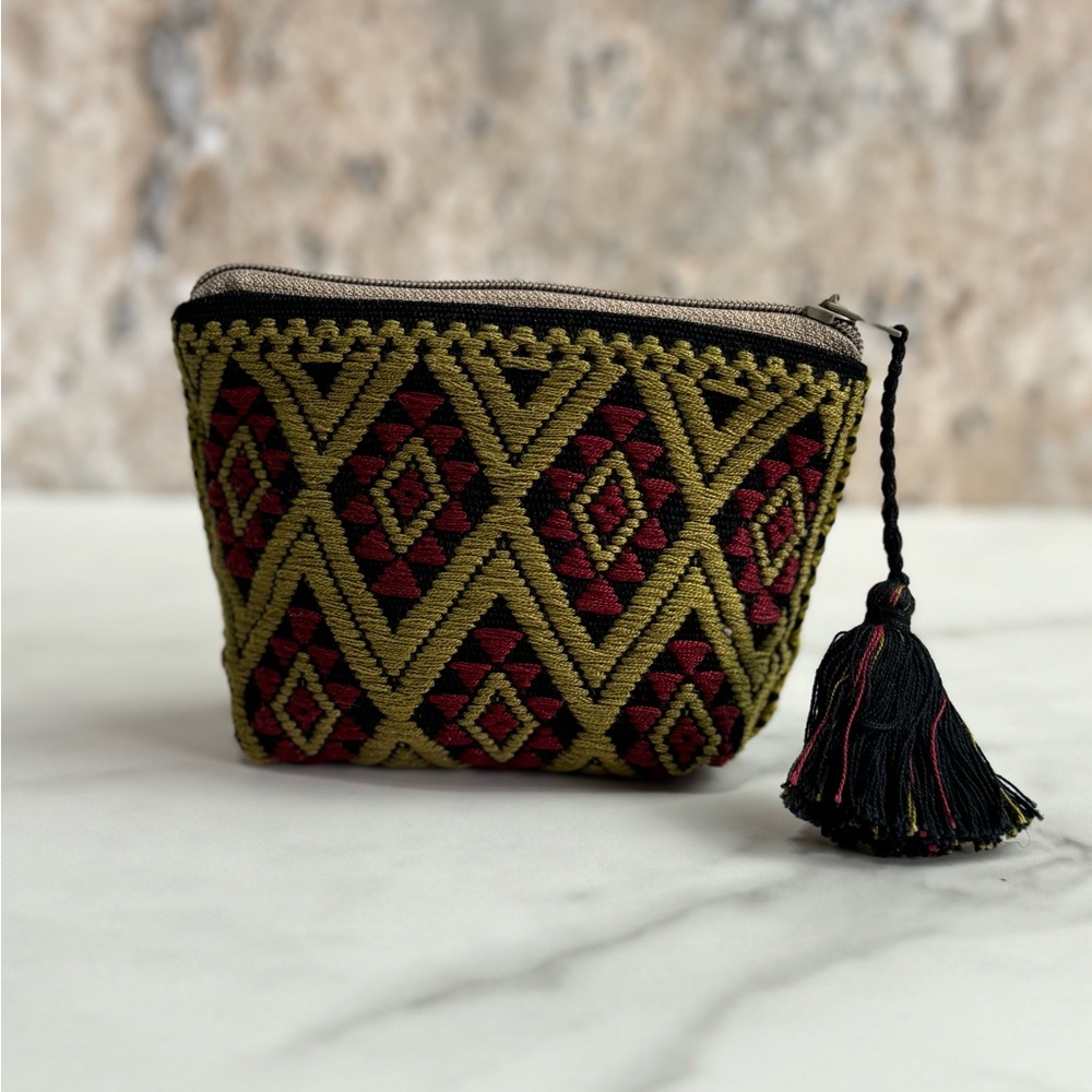 Embroidered Padded Pouch